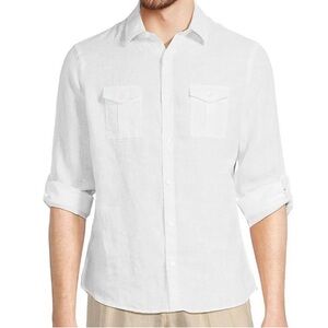 NWT Men’s Murano Baird McNutt Linen Button Up
